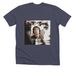 THE BIG I MERCHANDISE, a Heather Midnight Navy Premium Unisex Tee