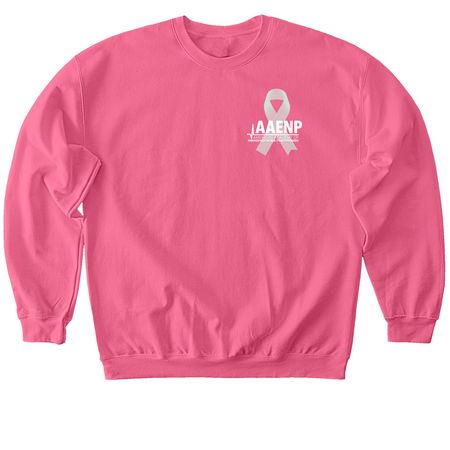 AAENP Breast Cancer Awareness, a Pink Lemonade Softstyle Crewneck Sweatshirt