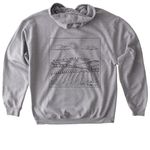 L4N T-Shirt, a Sport Grey Gildan Softstyle Pullover Hoodie (back-view)