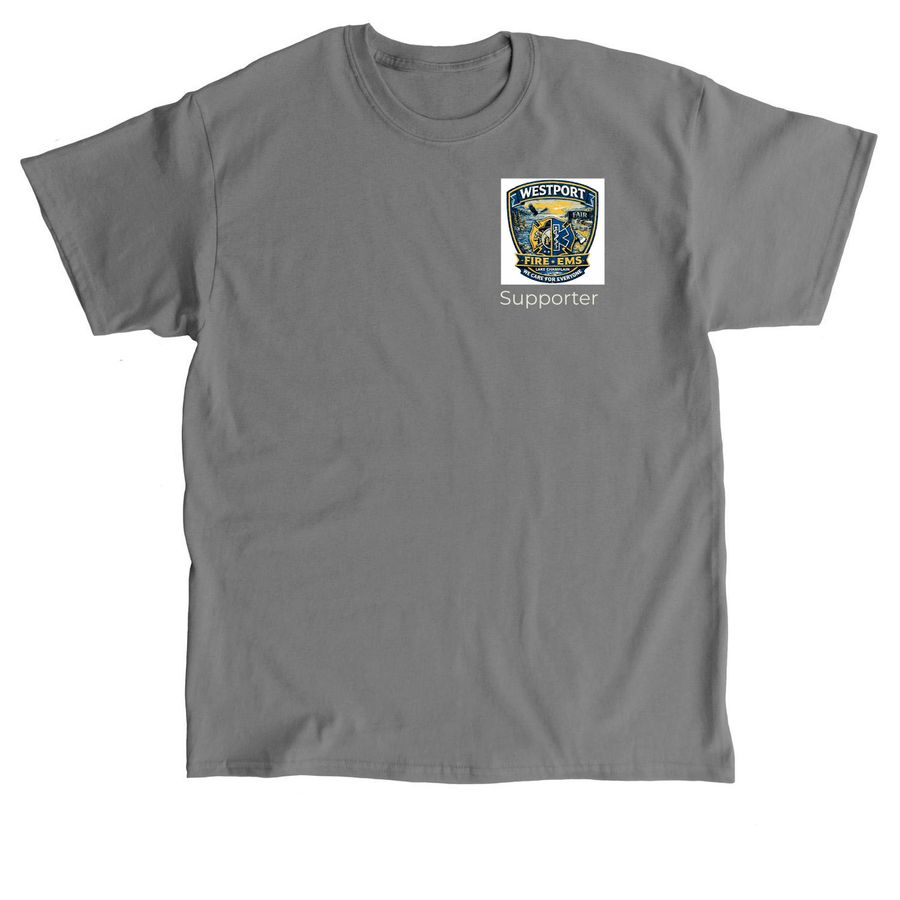 WESTPORT FIRE EMS&nbsp;, a Charcoal Classic Unisex Tee