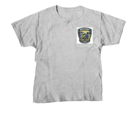 WESTPORT FIRE EMS&nbsp;, a Sport Grey Youth Unisex Tee