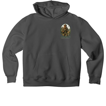 Figure 8, a Asphalt Premium Heavyweight Pullover Hoodie