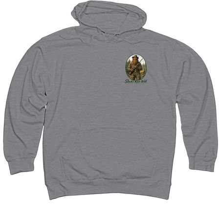 Figure 8, a Gunmetal Heather Midweight Pullover Hoodie