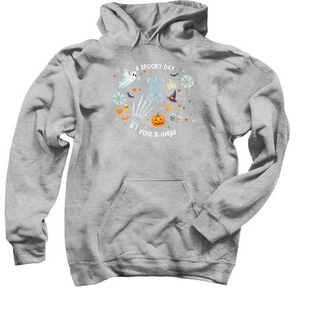 A Spooky Day For X-rays, a Sport Grey Pullover Hoodie