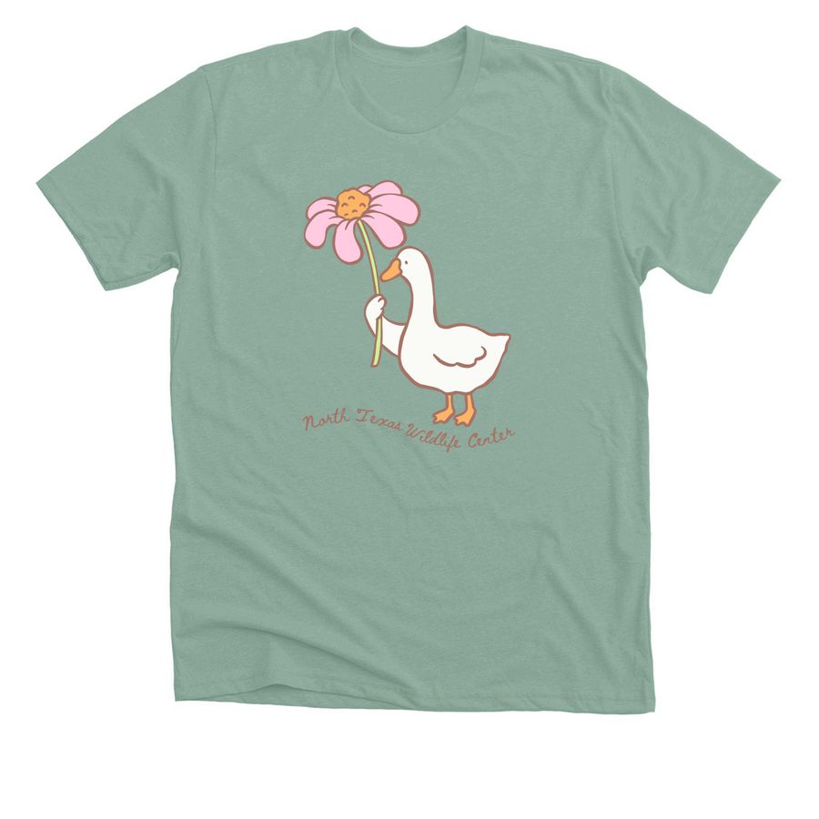 a lil whimsy, a Heather Dusty Blue Premium Unisex Tee