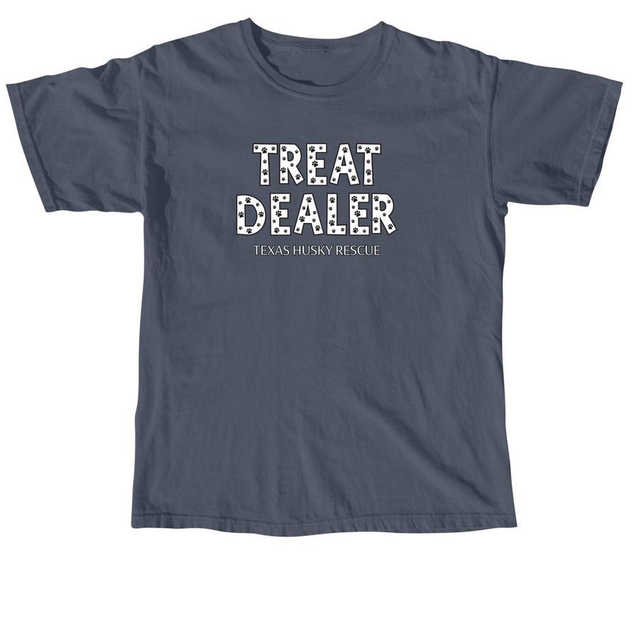 TXHR - Treat Dealer (bold), a Denim Comfort Colors Unisex Tee