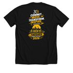 30 Runs Summer Challenge 2026, a Solid Black Blend Premium Unisex Tee (back-view)