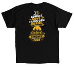 30 Runs Summer Challenge 2026, a Black Classic Unisex Tee (back-view)