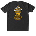 30 Runs Summer Challenge 2026, a Vintage Black Triblend Unisex Tee (back-view)