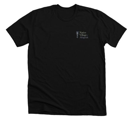 NVA Logo, a Solid Black Blend Premium Unisex Tee