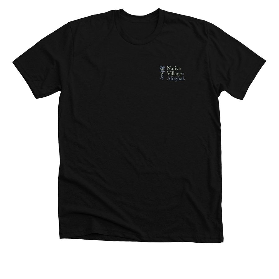 NVA Logo, a Solid Black Blend Premium Unisex Tee