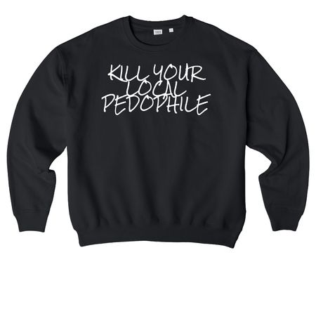 KYLP, a Black Stanley/Stella Ledger Dry Crewneck Sweatshirt