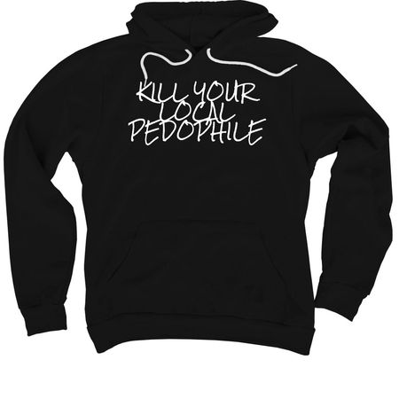 KYLP, a Black Premium Pullover Hoodie