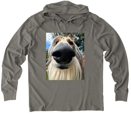 Fancy Pony Forever, a Driftwood Grey Allmade Organic Cotton Mineral Dye Hoodie Tee