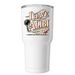 Murder Mystery Large Tumbler, a White Insulated Tumbler