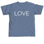 Angel sweatshirt and t-shirt by K?lei, a Blue Jean Comfort Colors Unisex Tee (back-view)