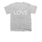 Angel sweatshirt and t-shirt by K?lei, a Sport Grey Youth Unisex Tee (back-view)