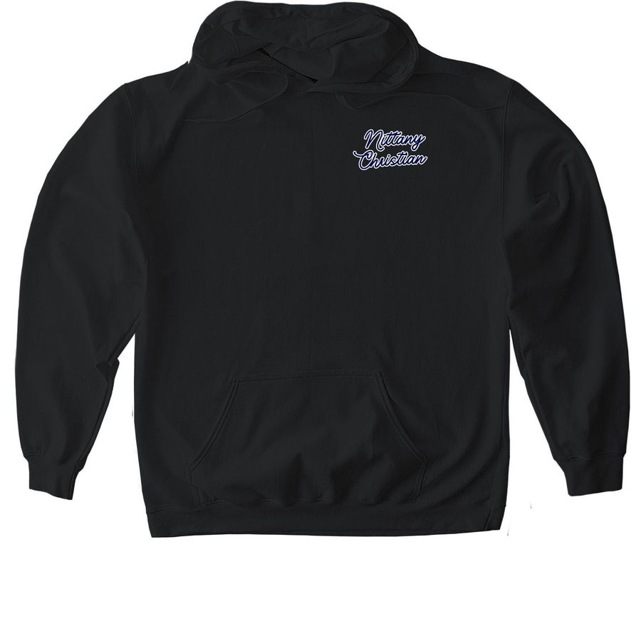 Script NCS, a Black Gildan Softstyle Pullover Hoodie