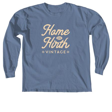 Stacked Logo Apparel (BT Giveback), a Blue Jean Comfort Colors Long Sleeve Tee