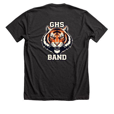 Grissom Tiger Band, a Dark Grey Heather Premium Unisex Tee