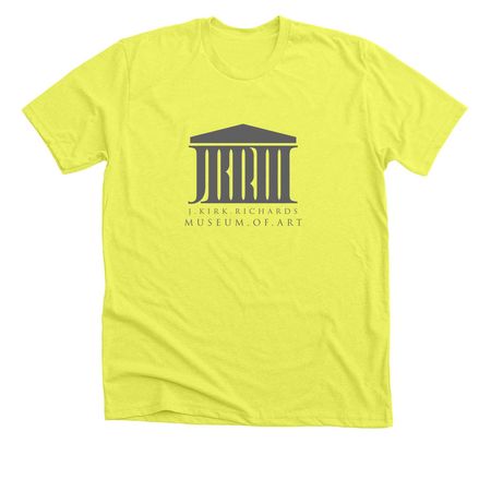 J. Kirk Richards Museum of Art, a Neon Yellow Premium Unisex Tee