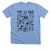 Pollinator Week 2026 Light Color Shirts, a Heather Carolina Blue Premium Unisex Tee