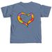 Spread the Love Tshirt, a Blue Jean Comfort Colors Unisex Tee (back-view)