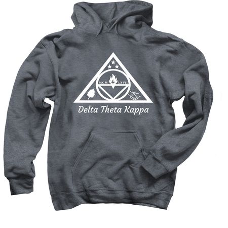 Delta 60th, a Dark Heather Pullover Hoodie