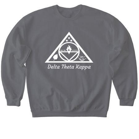 Delta 60th, a Charcoal Softstyle Crewneck Sweatshirt