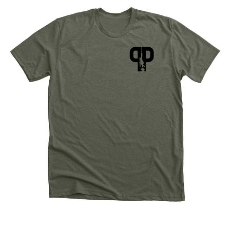 Pump's Precision Rifle Training, a Heather Military Green Premium Unisex Tee