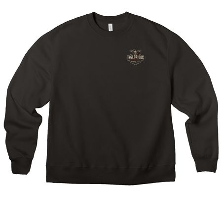 Inglorious Barbers Shop Shirt, a Black Premium Heavyweight Crewneck Sweatshirt