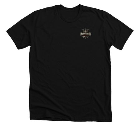 Inglorious Barbers Shop Shirt, a Solid Black Blend Premium Unisex Tee