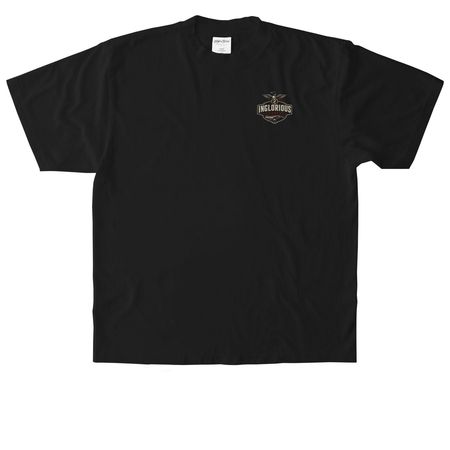 Inglorious Barbers Shop Shirt, a Black Heavyweight Garment Dye Tee