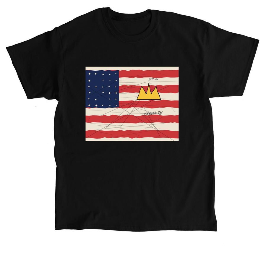 Flag & Fury&nbsp;, a Black Classic Unisex Tee