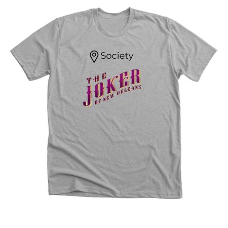 Society, a Athletic Heather Premium Unisex Tee