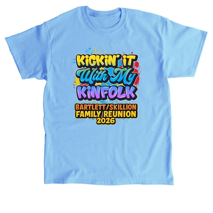 Bartlett Skillion Family Reunion, a Carolina Blue Classic Unisex Tee