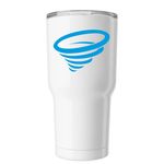 Midsouth drinking cup, a White Insulated Tumbler (back-view)