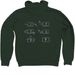 Support Booklyn Inc.&nbsp;, a Heather Forest Zip Up Hoodie (back-view)