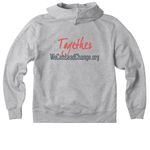 We Can Lead Change shirts, a Athletic Heather Premium Heavyweight Pullover Hoodie (back-view)
