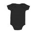 Full of Love Onesies!, a Black Infant Onesie (back-view)