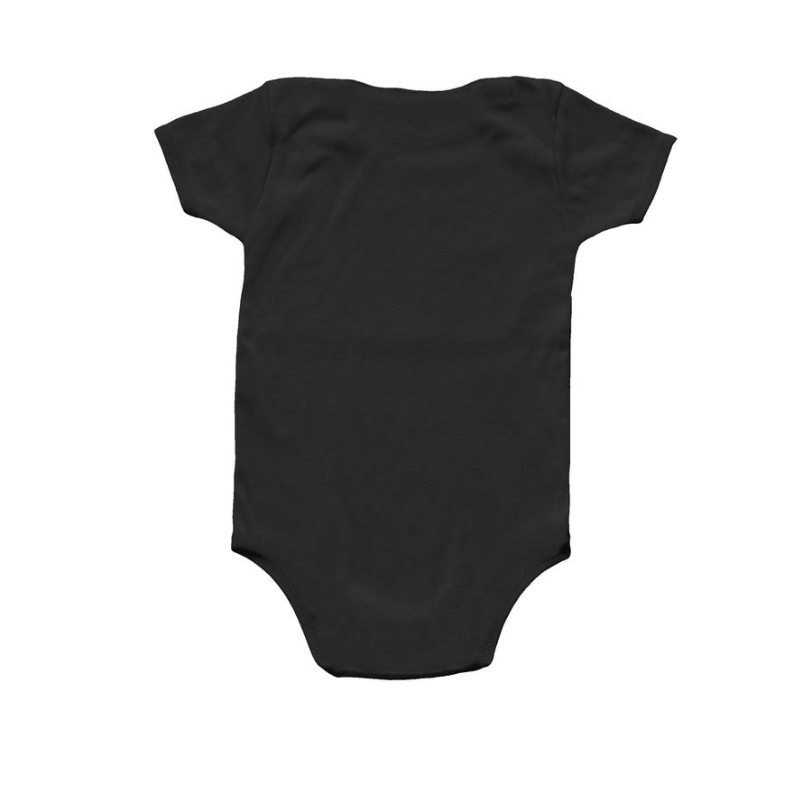 Full of Love Onesies!, a Black Infant Onesie (back-view)
