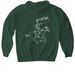 Younglife Rodeo, a Forest Green Softstyle Pullover Hoodie (back-view)