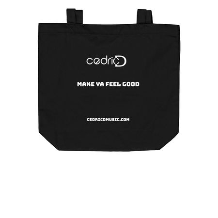Cedric D Tote Bag, a Black Organic Cotton Tote Bag