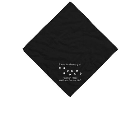 Papillon Place Wellness Center, LLC, a Black Cotton Bandana