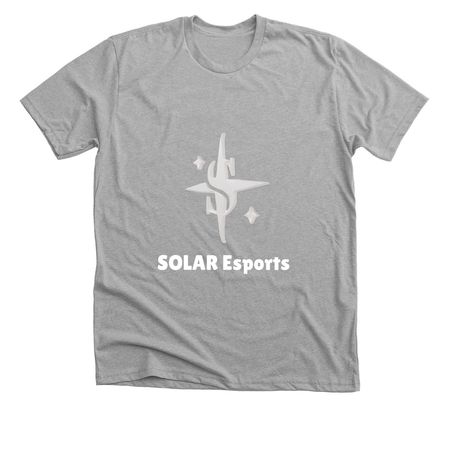 SOLAR TSHIRTS, a Athletic Heather Premium Unisex Tee