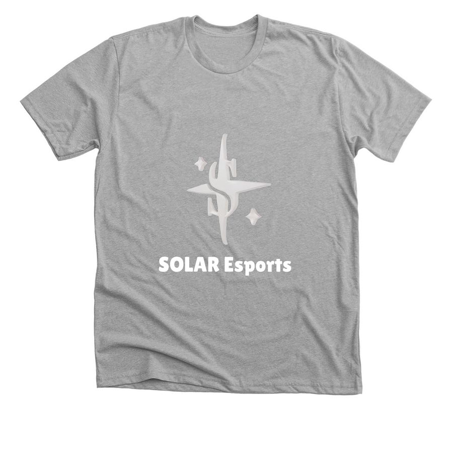 SOLAR TSHIRTS, a Athletic Heather Premium Unisex Tee