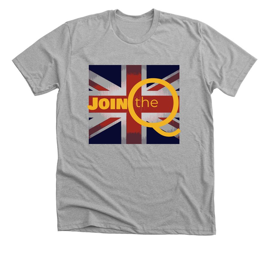 Join the Q, a Athletic Heather Premium Unisex Tee