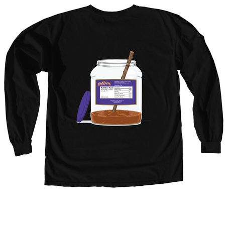 Got Mud?, a Black Comfort Colors Long Sleeve Tee (back-view)