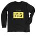 Live Like Ella, a Solid Black Blend Premium Long Sleeve Tee