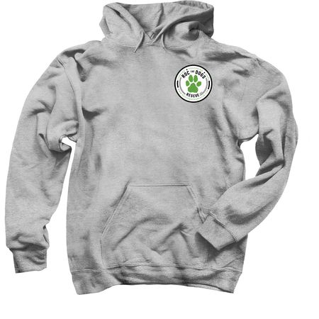 ROC the Dogs Logo&nbsp;, a Sport Grey Pullover Hoodie